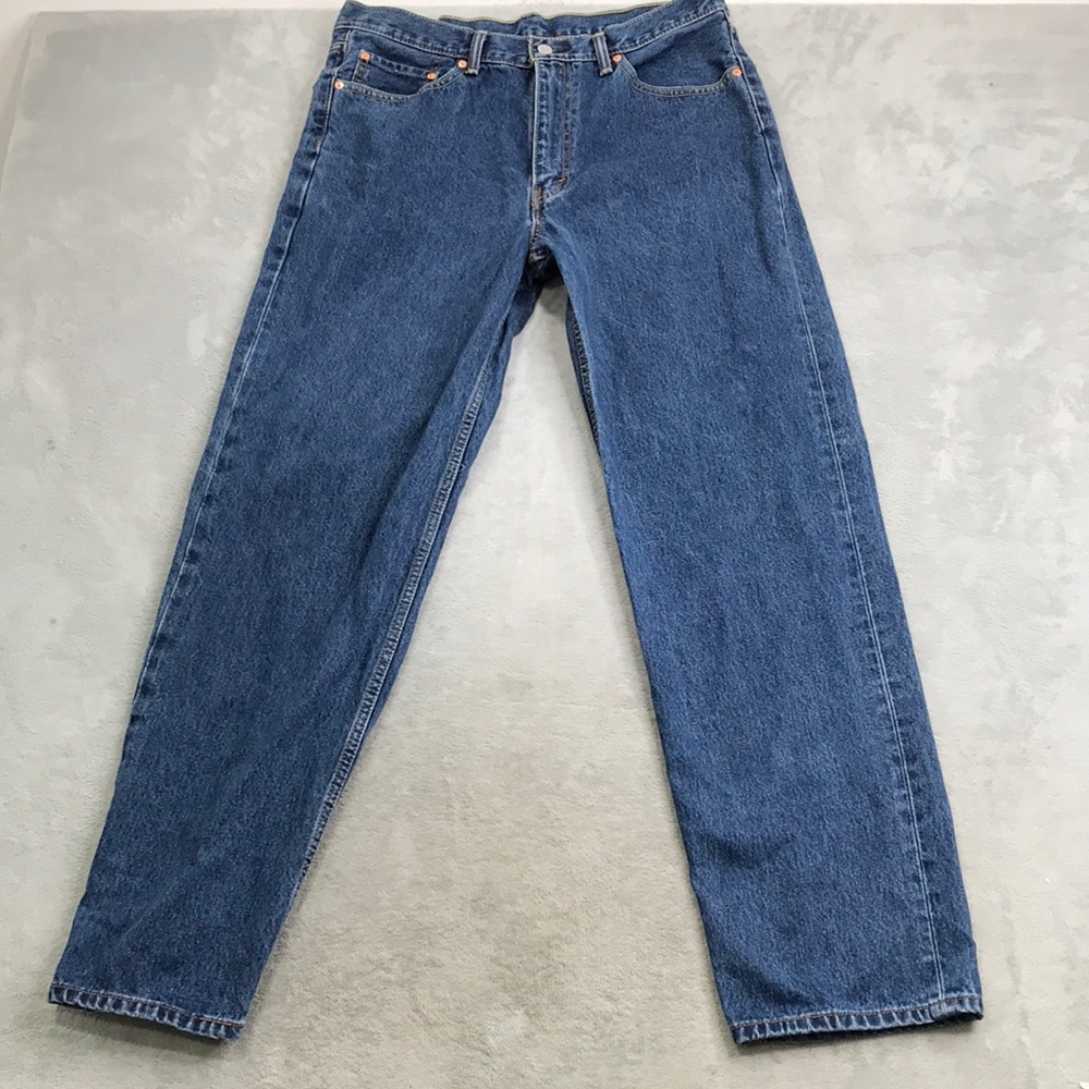 Levi's Men' 505 Regular Fit Stretch Jeans Size 36 X 33